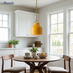 Load image into Gallery viewer, Hanton Nordic Metal Morandi Metal Pendant Light - Nordic Minimalist Fixture Light