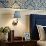 Load image into Gallery viewer, Rowan Drum Shade Wall Sconce – Fabric Sconce Light for Cozy Cottage Lighting