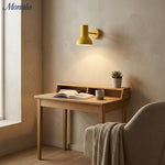 Bild in Gallery-Viewer laden, Modryx Mattmetall Verstellbare Wandleuchte – Moderne Schlichte Wandlampe für Wohnzimmer-Akzentwand