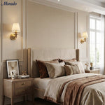 Load image into Gallery viewer, Rowan Drum Shade Wall Sconce – Fabric Sconce Light for Cozy Cottage Lighting