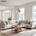 Cargar imagen en el visor de la Galería, Lámpara colgante moderna minimalista de acabado en madera en capas Oribela para islas y vestíbulos