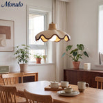 Charger l'image dans la visionneuse de galerie, Suspension en résine en forme d'onde Resinova - Résine métallique moderne pour salles à manger et cuisines