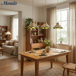 Charger l'image dans la visionneuse de galerie, Suspension en résine en forme d'onde Resinova - Résine métallique moderne pour salles à manger et cuisines