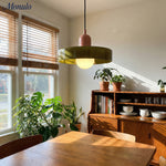 Bild in Gallery-Viewer laden, Verdoma Morandi Scheiben-Glas-Hängeleuchte für modernes Ess- und Wohnzimmer