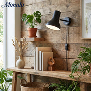 Modryx Matte Metal Adjustable Wall Lamp - Modern Minimalist Wall Sconce for Living Room Feature Wall