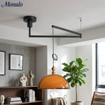 Load image into Gallery viewer, Sunset Afterglow Sunset Medieval Pendant Light with French Acrylic Shade for Dining Room and Foyer