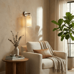 Charger l'image dans la visionneuse de galerie, Pillar Alabaster Plug-In Wall Light with Inline Switch - product image 4