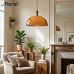 Load image into Gallery viewer, Sunset Afterglow Sunset Medieval Pendant Light with French Acrylic Shade for Dining Room and Foyer