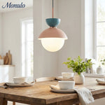 Bild in Gallery-Viewer laden, Frovela Minimalistische Nordische Macaron Pendelleuchte für Esszimmer & Gemütliche Ecken
