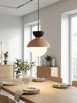 Bild in Gallery-Viewer laden, Frovela Minimalistische Nordische Macaron Pendelleuchte für Esszimmer & Gemütliche Ecken