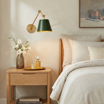 Load image into Gallery viewer, Foldray Scalloped Drum Shade Wall Sconce – Modern Rustic Wall Light for Bedroom