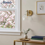 Bild in Gallery-Viewer laden, Glavira Recycelte Glas Wandlampe - Modernes Badezimmer Waschtischlicht