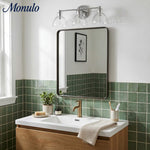 Bild in Gallery-Viewer laden, Glavira Recycelte Glas Wandlampe - Modernes Badezimmer Waschtischlicht