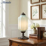 Load image into Gallery viewer, Eloise Scallop Glass Shade Vintage-Inspired Table Lamp for Bedroom and Living Room Accent Lighting