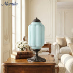 Load image into Gallery viewer, Eloise Scallop Glass Shade Vintage-Inspired Table Lamp for Bedroom and Living Room Accent Lighting