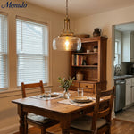 Load image into Gallery viewer, Lirra Clear Glass Dome Pendant Light - Vintage Industrial Style for Entryway U10