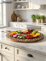 Load image into Gallery viewer, Leopard Solid Sapele Wood Board - Functional Dining Accessory for Kitchen
