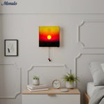 Bild in Gallery-Viewer laden, Afterglow Farbverlauf Dekorative Wandleuchte - Moderne Acryllampe für Schlafzimmer
