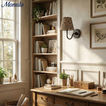 Bild in Gallery-Viewer laden, Luvora Klassische Leopardenschirm Wandleuchte - Vintage Stil für Schlafzimmerbeleuchtung