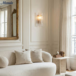 Bild in Gallery-Viewer laden, Velora Geschichtete Glas-Wandleuchte - Moderne Eleganz für Wohnzimmer