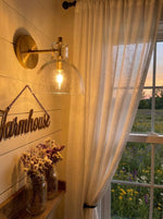 Bild in Gallery-Viewer laden, Glavira Recycelte Glas Wandlampe - Modernes Badezimmer Waschtischlicht