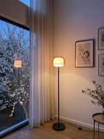 Load image into Gallery viewer, Clinco Artistic Colored Glass Floor Lamp – Ideal for Modern Spaces & Relaxing Ambiance