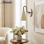 Load image into Gallery viewer, Curved Metal Shade Sconce Vintage Style Wall Light - Entryway Stairwell Lighting