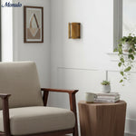 Load image into Gallery viewer, Rustivon Curved Wall Sconce - Vintage Metal Light for Bedroom