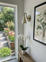 Load image into Gallery viewer, Curved Metal Shade Sconce Vintage Style Wall Light - Entryway Stairwell Lighting
