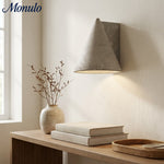 Cargar imagen en el visor de la Galería, Aplique de Pared Moderno Concrellia con Pantalla Cónica de Hormigón - Luz para Dormitorio y Pasillo
