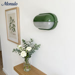 Load image into Gallery viewer, Docka Industrial Barn Wall Sconce Glass Lantern - Garage Gate Light