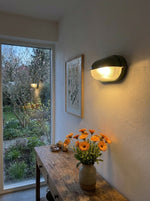 Load image into Gallery viewer, Docka Industrial Barn Wall Sconce Glass Lantern - Garage Gate Light