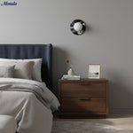 Bild in Gallery-Viewer laden, Oria Quadratische und Runde Wandleuchte - Moderne Jade-Lampe für das Schlafzimmer