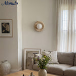 Load image into Gallery viewer, Oria Minimalist Travertine Wall Sconce - Sculptural Ambient Light for Bedroom