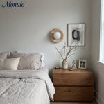 Load image into Gallery viewer, Oria Minimalist Travertine Wall Sconce - Sculptural Ambient Light for Bedroom