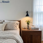 Bild in Gallery-Viewer laden, Metorq Geometrische Metall-Wandleuchte - Modernes Design für Schlafzimmer-Nachttischlampe