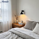 Bild in Gallery-Viewer laden, Metorq Geometrische Metall-Wandleuchte - Modernes Design für Schlafzimmer-Nachttischlampe