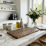 Load image into Gallery viewer, Leopard Solid Sapele Wood Board - Functional Dining Accessory for Kitchen