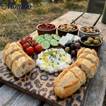 Load image into Gallery viewer, Leopard Solid Sapele Wood Board - Functional Dining Accessory for Kitchen