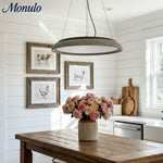Load image into Gallery viewer, Torvella Textured Ring Travertine Pendant Ceiling Lamp - Entryway Statement Light