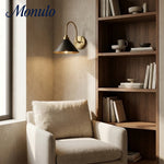 Load image into Gallery viewer, Contemporary Vintage Wall Sconce with Curved Structure for Bedroom Living Room and Hallway