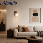 Bild in Gallery-Viewer laden, Moderne Travertin-Wandlampe – Minimalistische Stein-Wandleuchte für Schlafzimmer, Wohnzimmer, Flur