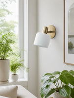 Load image into Gallery viewer, Cerova Porcelain Wall Sconce - Minimal Round Flush Mount Ceramic Light