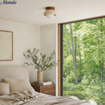 Load image into Gallery viewer, Wabi-Sabi Style Travertine Dome Ceiling Light for Living Room