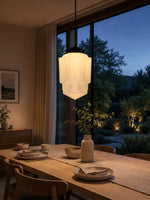 Load image into Gallery viewer, Vintage Art Deco Milk Glass Pendant Light