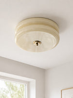 Bild in Gallery-Viewer laden, Opalix Weiche Gewölbte Deckenleuchte – Von Art Deco Inspirierte Zierliche Deckenlampe für Innenräume N08