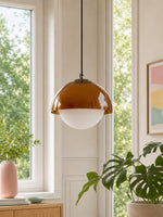 Load image into Gallery viewer, Sunset Afterglow Vintage Pendant Lamp Decorative Ambient Pendant Light for Bedroom and Reading Nook