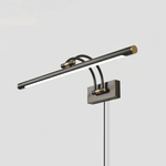 Load image into Gallery viewer, Linear Vanity Brass Plug-In Wall Light - product image 7