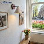 Load image into Gallery viewer, Modern Tapered Travertine Wall Sconce - Minimalist Accent Lighting for Bedroom