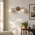 Load image into Gallery viewer, Metio Dome Vanity Wall Light – Mid-Century Fixture for Bathroom